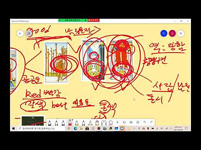 신영호 타로마스터 선생님의 8 완즈 타로카드 해설 (3카드 배열법 기준)