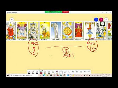 신영호 타로마스터의 2021년 9월 23일 유료 온라인 줌 타로카드 강좌